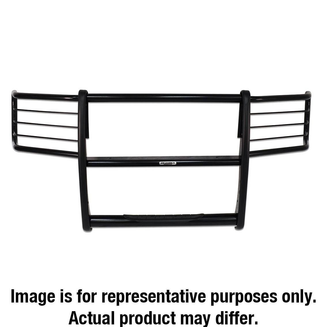 Go Rhino 3000 Series StepGuard - Center Grille with Brush Guards