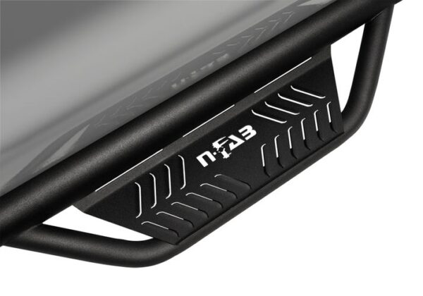 N-FAB Cab Length Podium Steps - Stainless/Black - Image 3