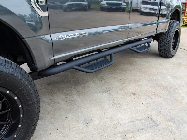 N-FAB Cab Length Podium Steps - Stainless/Black - Image 14