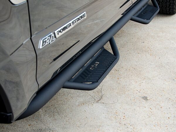 N-FAB Cab Length Podium Steps - Stainless/Black - Image 19